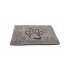 A high-quality image of the Dirty Dog Door Mat in grey, showcasing its colour and design.