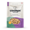A clear image of Crumps' Chicken Bites packaging, highlighting 100% North American chicken, high-protein content, and no artificial additives.