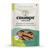 Crumps - Chicken Collagen Jerky packaging, highlighting 100% North American chicken, collagen benefits, and no artificial additives.