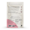 Detailed view of the ingredients and guaranteed analysis, showcasing the high-protein content, omega-3s, and absence of artificial additives.