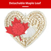 Demonstrates how the maple leaf can be removed to provide an added challenge, enhancing engagement and mental stimulation.