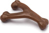 Benebone Wishbone in bacon flavour, showcasing its enticing scent and durable design.