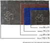 An image displaying the Dirty Dog Door Mat in Medium, Large, and Runner sizes, illustrating the variety of options available.
