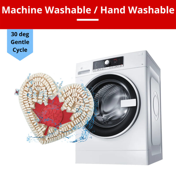 The snuffle mat is made from durable, machine-washable materials, making cleaning easy and ensuring long-lasting use.
