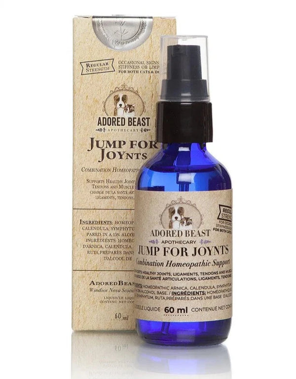 Adored Beast Jump for JOYnts: Product bottle featuring the label and brand logo.