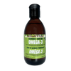 A close-up of Blends for Life Omega-3 Ahiflower Oil, highlighting its plant-based, sustainable omega-3 formula for joint, skin, and brain health.