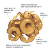 A zoomed-in look at Crumps Apple Bites, showing their soft, chewy texture and natural apple goodness.