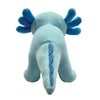 Back view of the large blue Axolotl Plush featuring the plush detailing, ample stuffing, and cuddly finish that appeals to dogs who love hugging their toys.