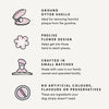 An image listing the key advantages, including natural ingredients, effective plaque control, flexible texture, and daily dental care benefits.