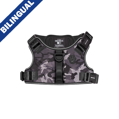 Canada Pooch - Complete Control Harness - Black Camo