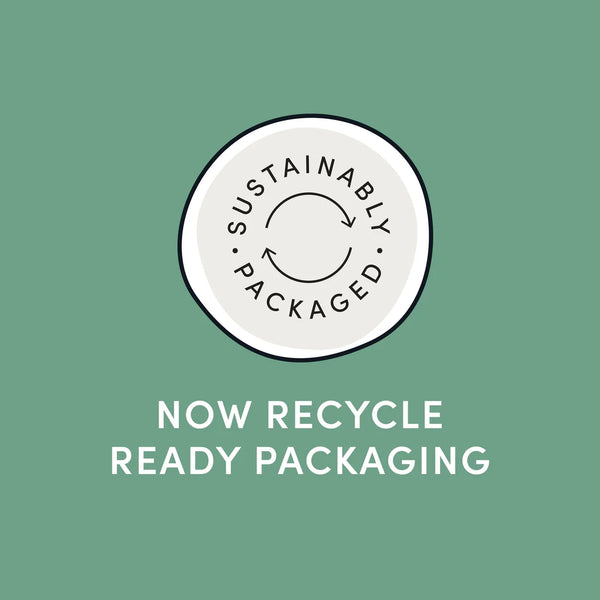 Image emphasizing the eco-friendly, recyclable packaging that keeps the topper fresh while reducing waste.