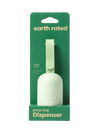 A sealed package of the Earth Rated poop bag dispenser, ensuring smooth, hassle-free dispensing on daily walks.