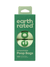 The front of the Earth Rated compostable bags in a box.