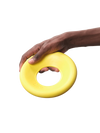Close-up view of Earth Rated Fly Toy, showcasing durable material and easy-to-pick-up rolled edge.