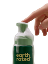 Luxurious foam from Earth Rated No-Rinse Dog Shampoo pump, ready to be applied to your dog’s coat for easy, stress-free cleaning.