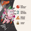 Benefits of Fromm Crunchy O's Bacon Blaster, including rich bacon flavour and low calories.