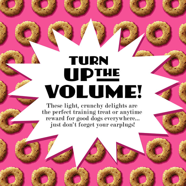 Fromm Crunchy O's Dog Treats Slammon Salmon flavour are light, crunchy delights that make for the perfect treat or anytime reward for your dog