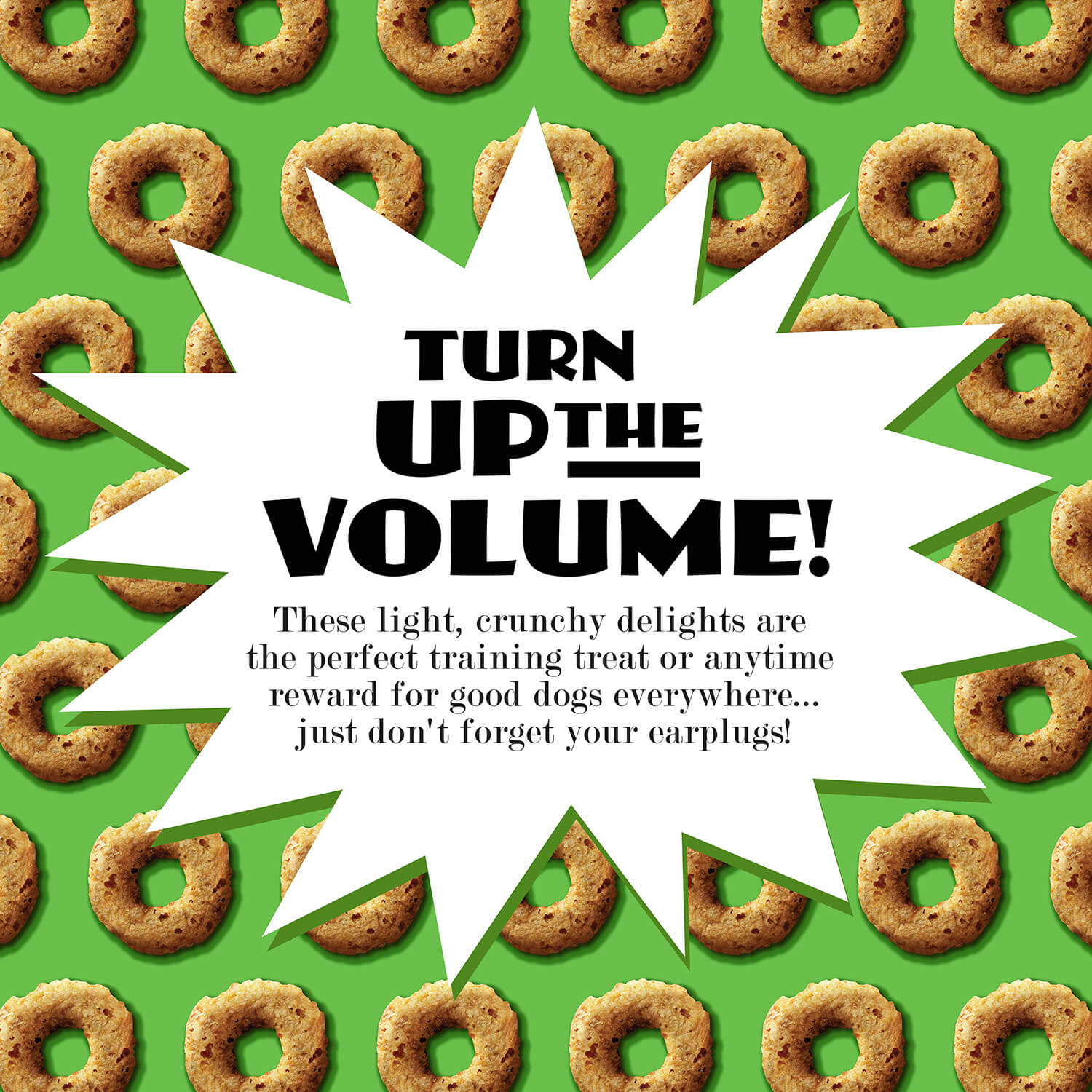 Fromm Crunchy O's Dog Treats Pumpkin Kran Pow are crunchy delights the perfect training treat or anytime reward for good dogs