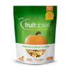 Front view of Fruitables Baked Dog Treats packaging, highlighting the Pumpkin & Apple flavour and key features.