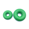 Goughnuts Original Green Ring displayed in two different sizes. Small and Medium