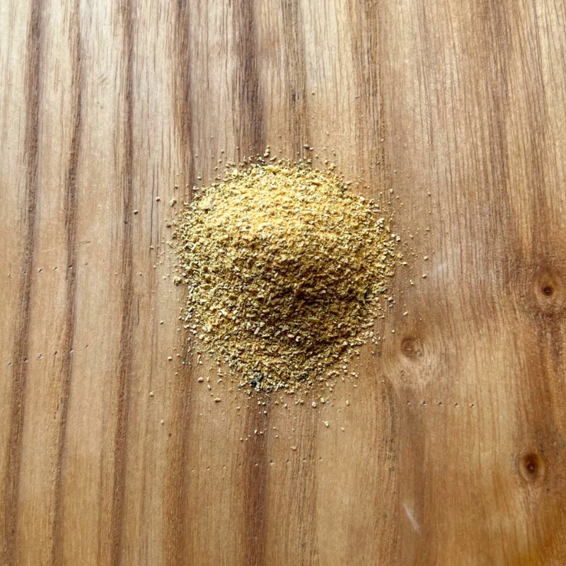 A visual of the Green Lipped Mussel+ powder, showcasing its natural, nutrient-rich formula for hip and joint health.