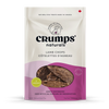 A close-up of the Crumps - Lamb Chops packaging, highlighting its 100% lamb lung, hypoallergenic benefits, and all-natural ingredients.
