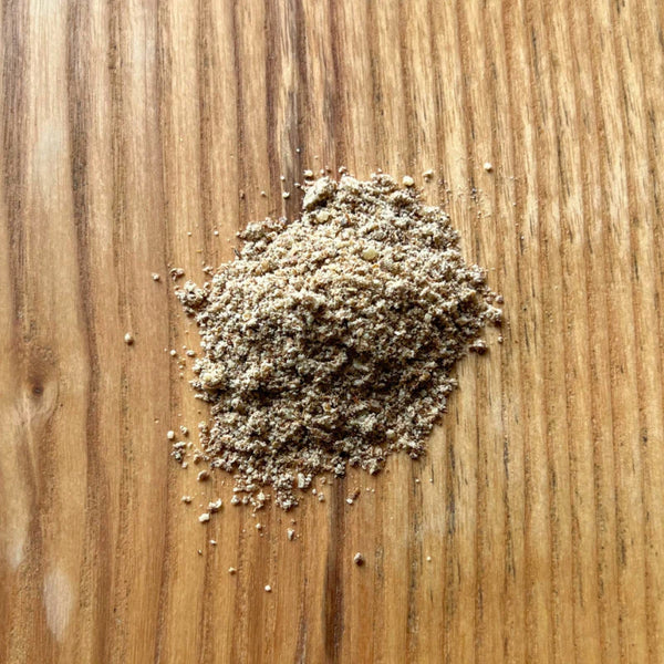 A detailed view of the fine-textured powder, showcasing its high-quality, all-natural formulation for liver health.