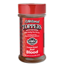 Front view of Northwest Naturals Freeze-Dried Beef Blood Topper, showcasing the label and nutritional benefits for dogs and cats.
