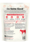 Back view of Open Farm Grass-Fed Beef Better Biscuit bag showing ingredients and certifications