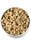 Delicious freeze-dried raw turkey dog food from Open Farm in a bowl, offering easy raw feeding and robust nutrition.