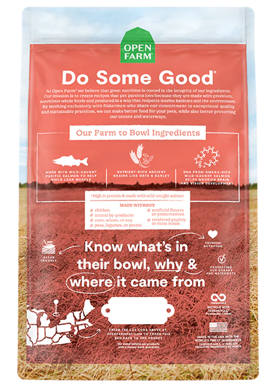 Open Farm - Salmon and Ancient Grains Puppy Dry Dog Food