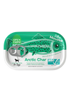 Front view of Open Farm Arctic Char Topper, highlighting its fresh, ASC-certified Icelandic arctic char and human-grade ingredients.