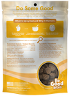 Back of Open Farm Be Good Bites Chicken Recipe with nutritional information and feeding guidelines