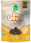 Front of Open Farm Be Good Bites Chicken Recipe Dog Treats with eco-friendly packaging