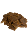 Close-up view of Open Farm Dehydrated Pork Dog Treats showcasing texture and quality.