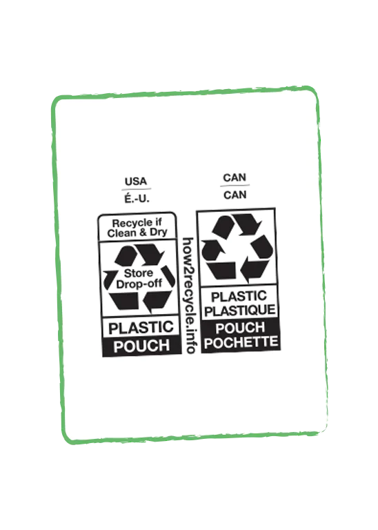 Open Farms dog treats are recyclable with Canada's Plastic Bag recycling!