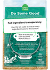 A close-up image of the transparency promise on the back of the bag, underscoring Open Farm's commitment to responsible sourcing and ingredient integrity.