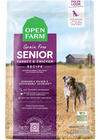 Open Farm Senior Dog Food bag featuring joint support and nutrient-dense nutrition for aging dogs.