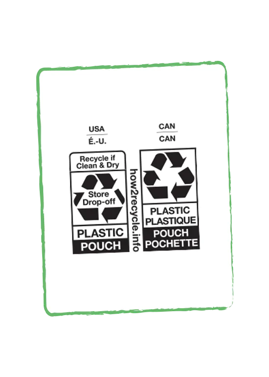 Open Farms Packaging are recyclable in Canada with the plastic bag recycling program