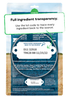 Complete ingredient list for Open Farm Surf & Turf, ensuring quality sourcing and nutrition transparency.
