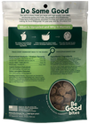 Back view of Open Farm Be Good Bites - Pumpkin bag, detailing the ingredients and nutritional information.