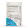 The ingredients and guaranteed analysis displayed, highlighting the finely-ground oyster shells for tartar removal and natural formulation without artificial additives.