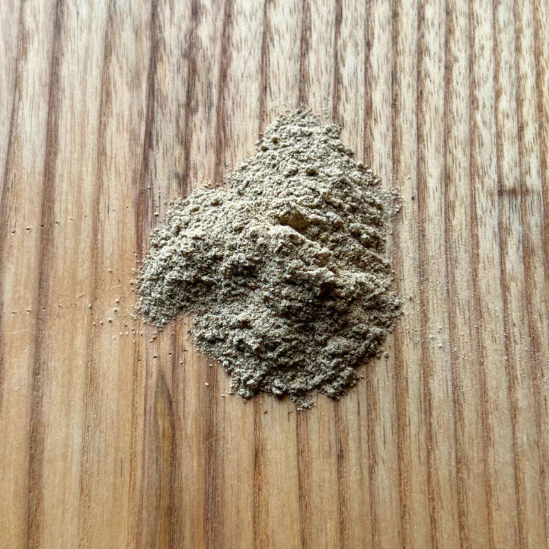 A visual showing the easy-to-mix powdered supplement, designed to support digestion, skin, and joint health.