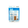 Back of PetKind Lamb Tripe Treats bag showcasing nutritional info and ingredients for dog health.