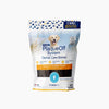 Front of ProDen Plaque Off Dental Dog Bones bag showing Chicken & Pumpkin flavour.