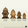 Red Barn Chew-a-Bull Hydrant chews displayed in medium and large sizes, designed to fit dogs of various breeds for effective dental care.