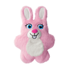 KONG Snuzzles Kiddos bunny toy with full-body squeaker and soft plush fabric for interactive play and soothing comfort.