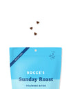 Bite-sized Bocce's Bakery Training Treats - Sunday Roast with savoury chicken and pumpkin flavours.