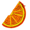"Pawz N Dogz Tangy Orange Snuffle Mat with vibrant orange color and thick felt layers for interactive dog enrichment."