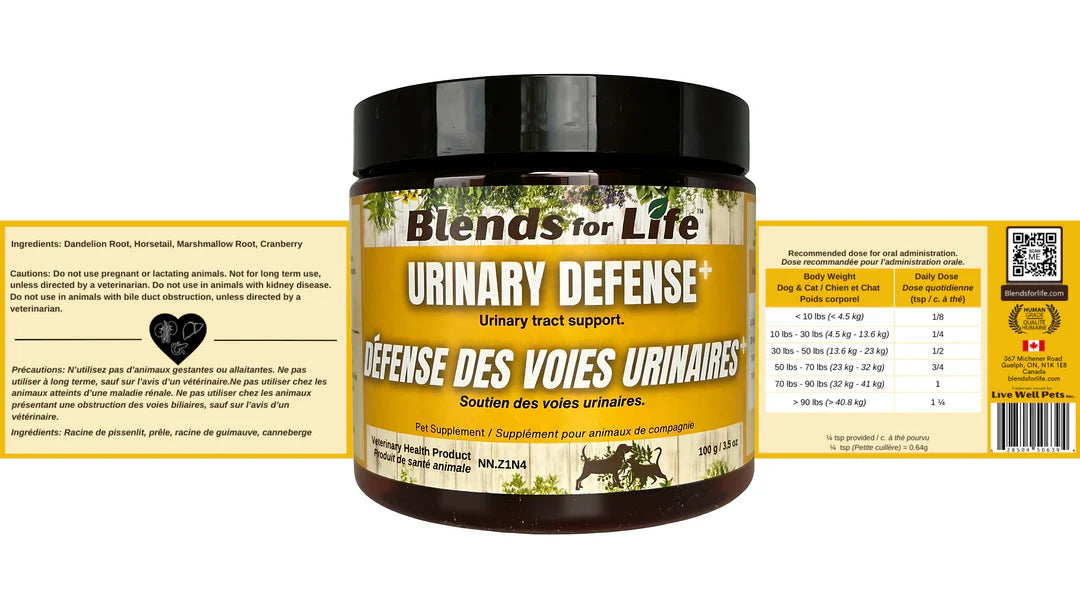 A detailed image showing the supplement’s ingredients and benefits, including its role in supporting bladder health, preventing infections, and balancing pH levels.